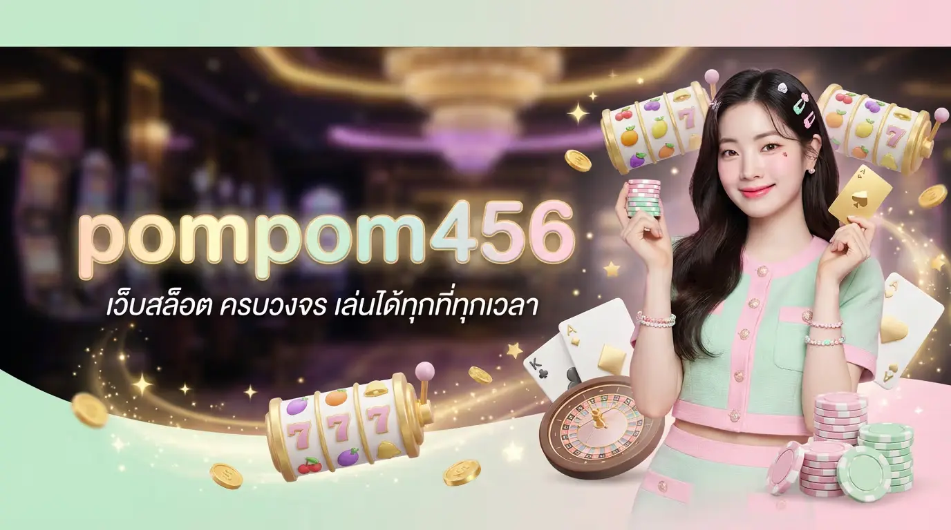 pompom456 เว็บสล็อต ครบวงจร เล่นได้ทุกที่ทุกเวลา